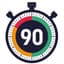 sub90 ESAT Stopwatch Emblem